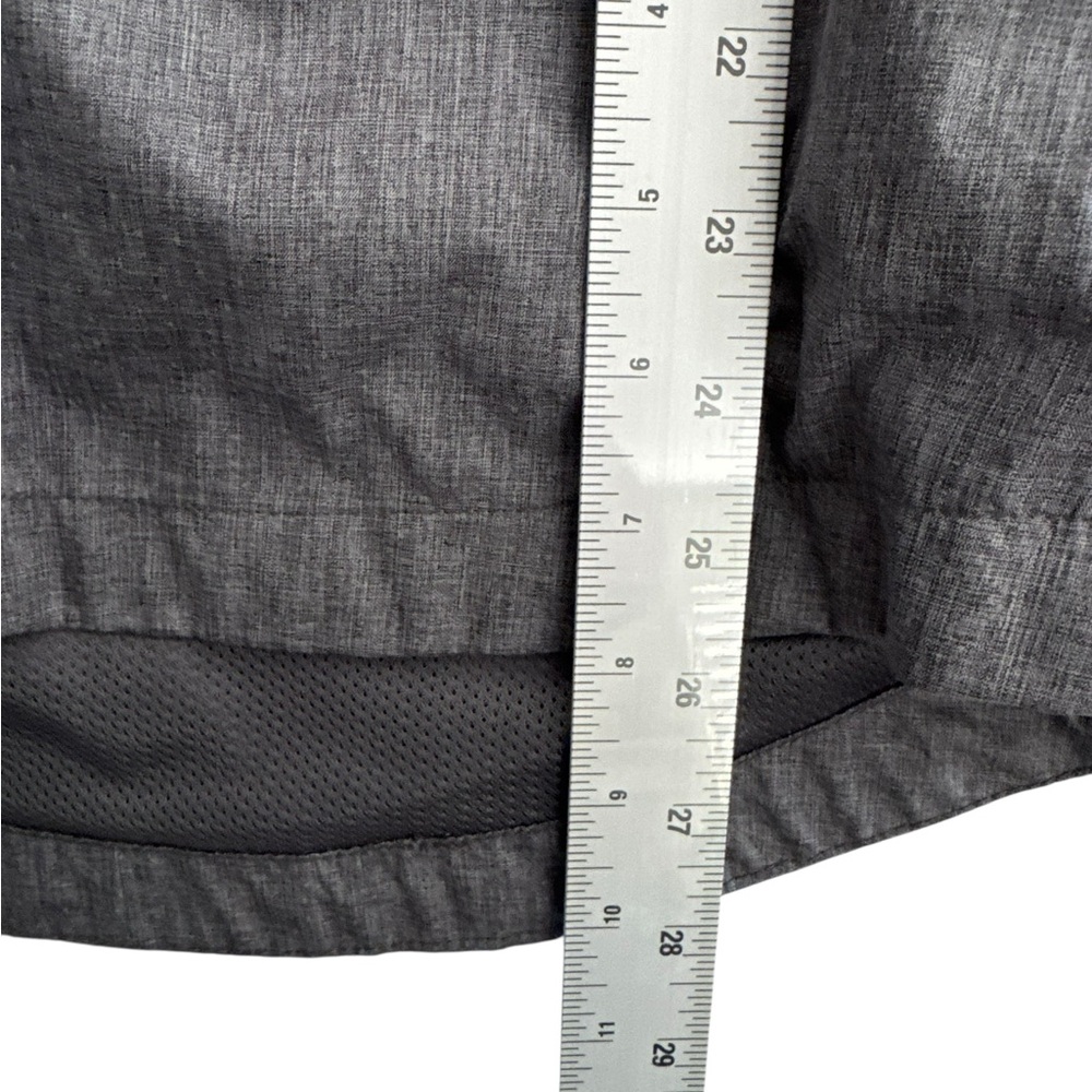 Fabletics Gray Hooded Windbreaker‎ Jacket – Size M, Pink Zip Accent - Picture 7 of 9